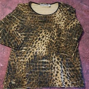leopard print blouse